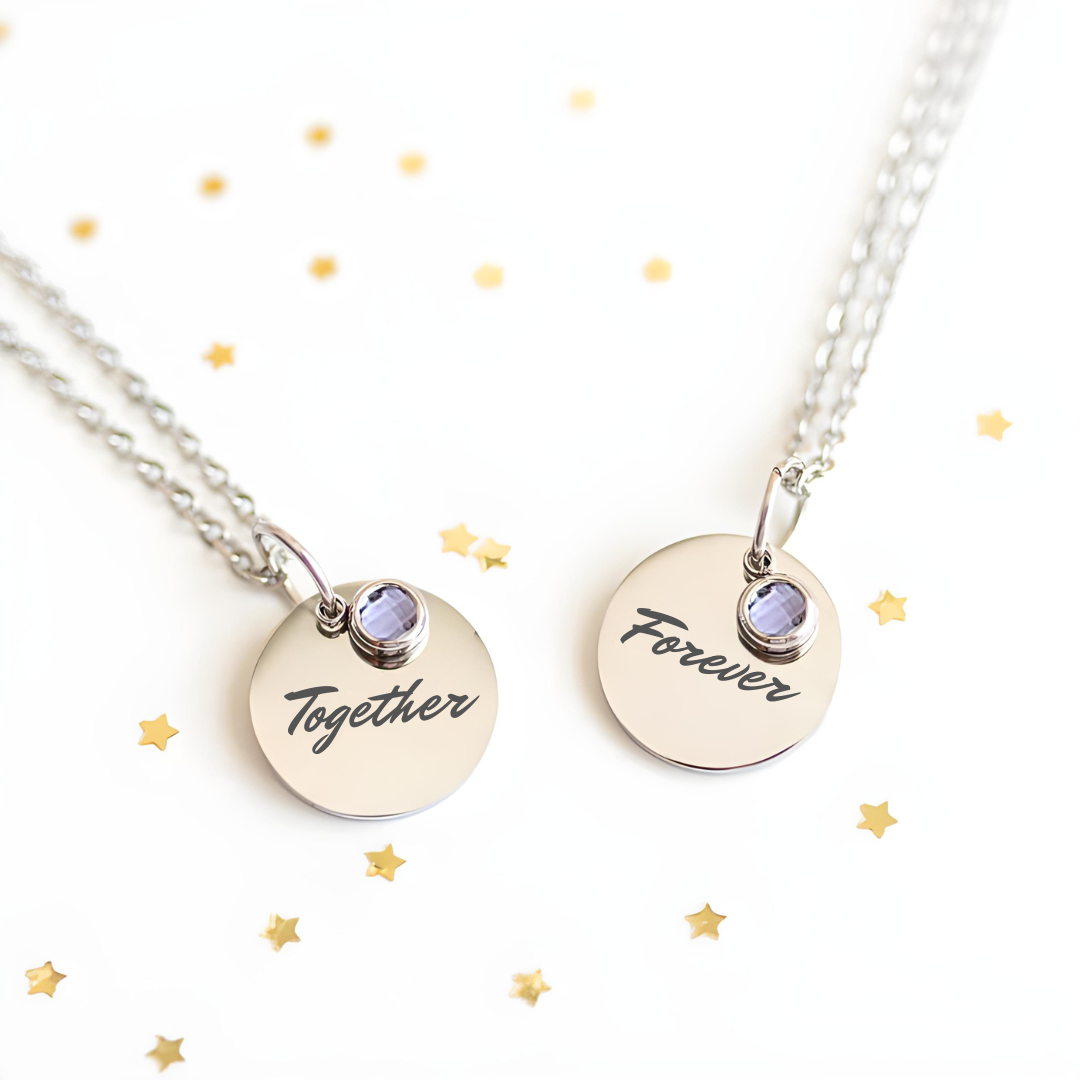SIEMPRE JUNTAS PACK 2 ANILLOS + 2 COLLARES