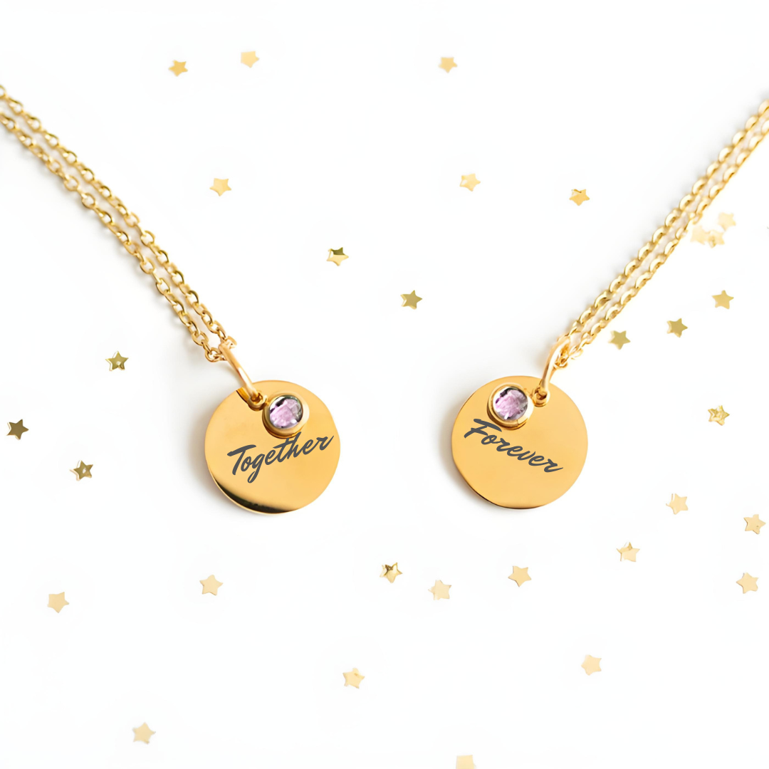 SIEMPRE JUNTAS PACK 2 ANILLOS + 2 COLLARES