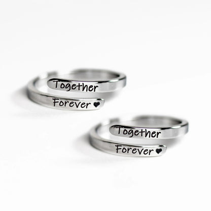 SIEMPRE JUNTAS PACK 2 ANILLOS + 2 COLLARES