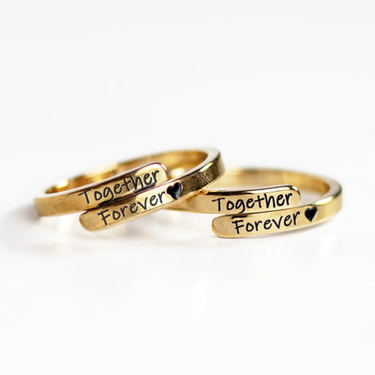 SIEMPRE JUNTAS PACK 2 ANILLOS + 2 COLLARES